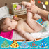 10 Pcs Coral Velvet Pee Covers for Baby Boy, Strong Water Absorption Reusable Pee Cap, Diaper Changing Accessory (Ball)