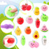 24 Pack SpringFlower Filled Easter Eggs with Squishy Toys Inside, Easter Basket Stuffers Basket Essentials Party