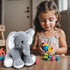 Elephant Stuffed Animals, 12" Grey Soft Plush Toy for Girls Boys Birthday Christmas Gifts