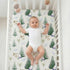 Set 4, 52 28 Inch Fitted Baby Crib Sheets of Unisex Crib Sheets for Boys Girls, Soft Neutral Crib Mattress Sheet