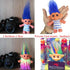 2packs Vintage Troll Dolls Set, Retro Chromatic Troll Dolls for Collections, School Project, Arts and Crafts
