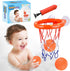 Bath Toy Fun Basketball Hoop & Balls Set for Kids, Toddler Bath Toys Gift Set with 3 Balls Included