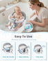 3 (6-24 ONTHEWEI Baby Bath Seats for Babies Sitting Up, Non-Slip Baby Bathtub with Suction Cups, Safe & Comfortable