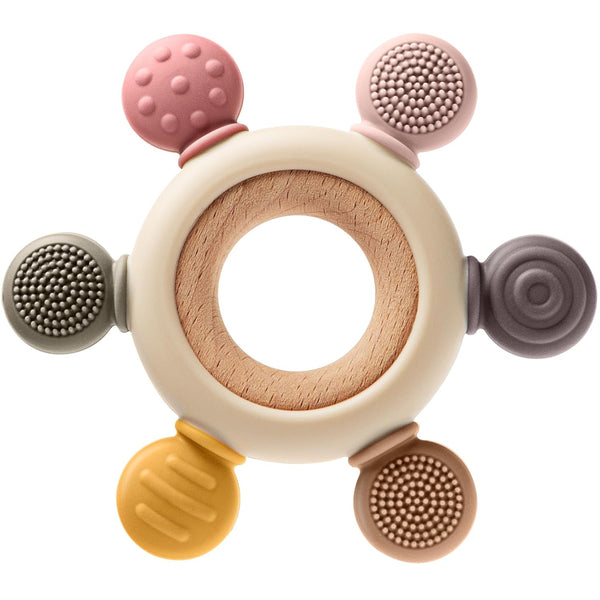 Baby Teething Toys for 0-6 Months, BPA Free Sensory Toys for Babies, Newborn Infant Gifts for 1 Year Old