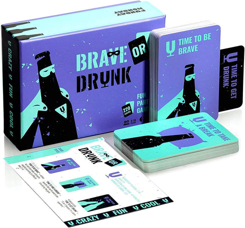 LOOPY Drinking Game, Brave Or Drunk - Dares, Tasks and Tons of Fun for Adults Night Party