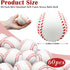 60 Pcs Baseball Stress Ball, 2.5 Inch Mini Squeeze Foam Baseball for Kids, Relaxable Sports Ball for Parties