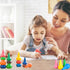 LECAMEBOR 12 Finger Crayons for Toddlers, Non-Toxic Crayon for Kids Washable Palm-Grip Crayons Colors Paint Crayon