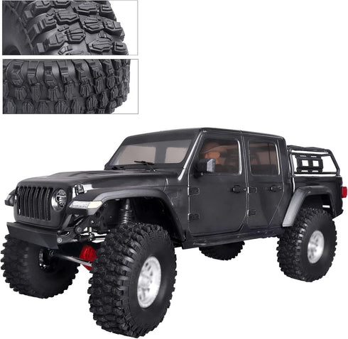 4.7"/120mm 1.9 Tires RC Crawler Tyres for 1.9 Beadlocks Rims, Soft Rubber for Traxxas TRX4 Axial SCX10 II III