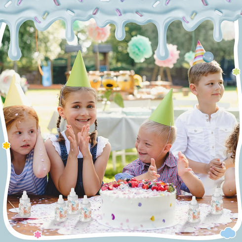 72 3.5 Inch Tessco for you Pcs Baby Bottles for Baby Shower Mini Plastic Bottle Party Favor Clear Candy Box for Guests