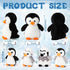 7 Sets 14 Inch Mommy 2 Aoriher Pcs Penguin Stuffed Animal Penguin and Plush Babies with Eggs Wrapping Soft Cute Animal