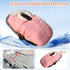 Winter Baby Car Seat Cover, Infant Carrier Cover Cold Weather, Windproof Newborn Warm Carseat for Unisex BabiesPink