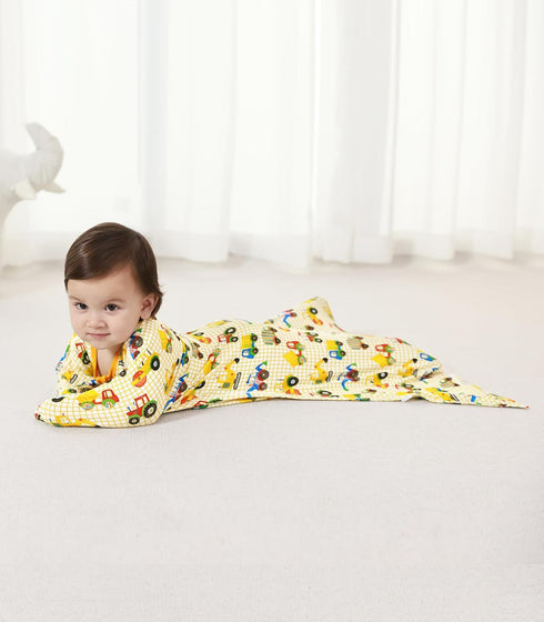 Unisex Long Sleeve Bamboo Baby Sleeper Gown - Newborn Sleep Sack