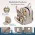 Backpack 30-38L) Backpack Qualyphant Diaper Bag - Extra Large Diaper Bag for Two Kids Twins (Expandable - Travel Baby