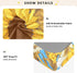 Bseiialft 52 28 Yellow Sunflowers Floral Crib Sheets for Boys Girls Soft and Breathable Cotton Baby Sheets for Standard