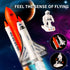 Space Exploration Shuttle Toys, Space Explorer Toy Kit with Signal Receivers, Satellites, Gift for Boys Girls