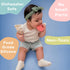 Mexican Baby Teether - Silicone Teething Toy for Teeth Relief, Soothing Grip for 3+ Months, BPA-Free (Concha)