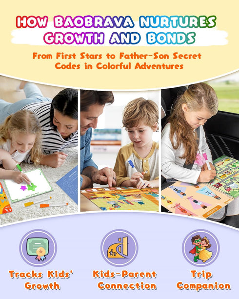 37 3-8, Baobrava Preschool Learning Activities, Themes Tracing Activity Books Ages Toddler Handwriting Practice, Letter