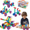 ZOZOPLAY STEM Learning Toy Tubular Pipes & Spouts, 96 Piece Building Blocks Set for Kids Ages 3+