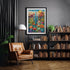 Cactus Puzzles for Adults, 1000 Pieces and up, PICKFORU Stained Glass Puzzle, Colorful Succulent Art