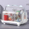 JIXDILO Portable Baby Bottle Drying Rack with Handle and Cover Drain, Home Kitchen