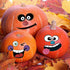 36 Pack Halloween Pumpkin Decorating Stickers - Mini Face Stickers for Kids Toddlers Party Favors (18 Sheets, Pumpkins