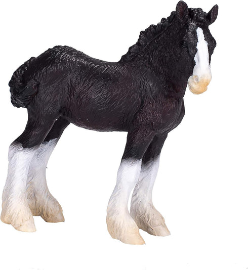 MOJO Shire Foal Realistic Equestrian Horse Club - Hand Painted Toy Figurine
