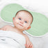 WELLDAY 1-Pack, 22 11 Inch Muslin Baby Burp Cloths, Green White Stripes Cotton Soft Burp Cloths for Newborns, Extra