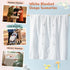 39X34 Booulfi Nursery Blankets Baby Blankets for Boys Girls Baby Receiving Blankets Cross Dove of Peace Embroidery