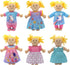 6 Pack Doll Clothes for 13-16 Inch Baby Dolls, Compatible with Toy JC, Manhattan & Doug Melissa