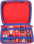Mchoi Shockproof Carrying Case for Hot Wheels, Toy Car Organizer for 20 Cars, Red Case Only