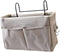 Yosoo Nightstand Hanging Bag, Cotton Linen Storage Pocket with Hook Design for Bunk Bed Dorm Rooms, with Multiple