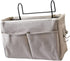 Yosoo Nightstand Hanging Bag, Cotton Linen Storage Pocket with Hook Design for Bunk Bed Dorm Rooms, with Multiple