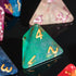 10 Pack of D4 Dice: Random Color 4 Sided Polyhedral Dice for DND RPG MTG