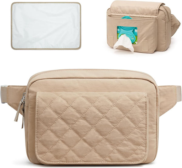 G4Free Small Diaper Bag for Baby Girl and Boy, Mini Sling Diaper