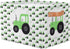 Closet 2 Pack Truck Car Storage Basket, Green Tractor Foldable Storage Bin with Handle Fabric Rectangular Storage Box