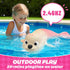 2.4Ghz 3-12, Swimming QUN XING Amphibious Remote Control Seal - Rechargeable Pool & Land Toy for Kids Ages Waterproof