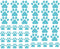 49 Pieces/Set Dog Paws Wall Decals, Vinyl Pawprints Sticker Animal Footprint Wall Art for Kids Nursery Decor