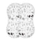 WELLDAY Muslin Baby Burp Cloths Set of 1, Soft Absorbent Farm Animals Muslin