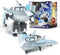 Super Wings Transformer Toys, 5" Airplane Robot Action Figure, 2-in-1 Mode, Fun Toy for Kids Age 3+, Silver