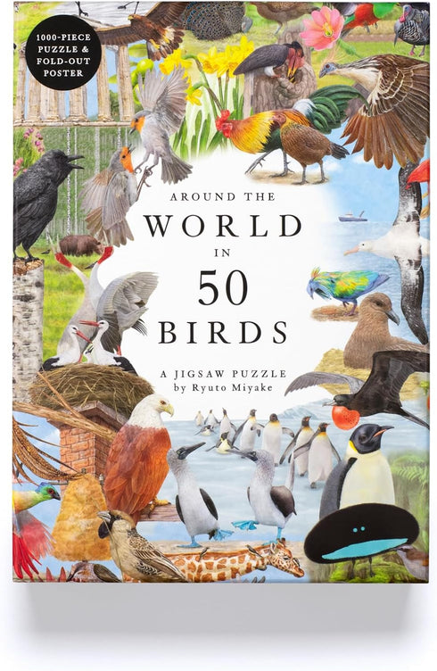 Around The World in 50 Birds 1000 Piece Puzzle