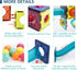 LTKFFFdp Magnetic Building Blocks - STEM Educational Toys for Kids Ages 4-12, Ball Track and 3D Stacking Set