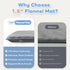 1.5" 39x59 Thick Baby Play Mat for Floor, Playpen Mat, Pro Soft Flannel Foam Mats Toddler Infant Kids Crawling