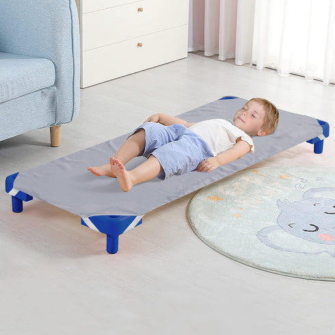 Cot Sheets for Daycare Standard Size, Breathable Microfiber Nap Sheet for Boys and Girls, 23" x 51" (Grey)