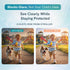 70% Swanoo Stroller Sun Shade Cover, Mosquito Net for Stroller Shade Extender with Magnetic Tabs Block of UV Rays, Bug