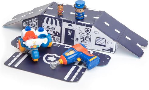 Educational Insights Design & Drill Bolt Buddies Police Motorcycle Toy, Take Apart STEM Toy for Boys & Girls Ages 3+