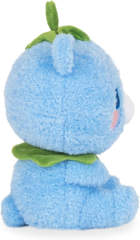 Cuddle Barn PlushGoals - Lil Series Bloo The Blueberry Bear, Kawaii Cute Blue Plush Toy, 6 inches