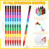 24 Sets Funrous Bee Coloring Books Bulk with Stackable Crayons Spring Drawing Pages Flower Butterfly Honeycomb Insect