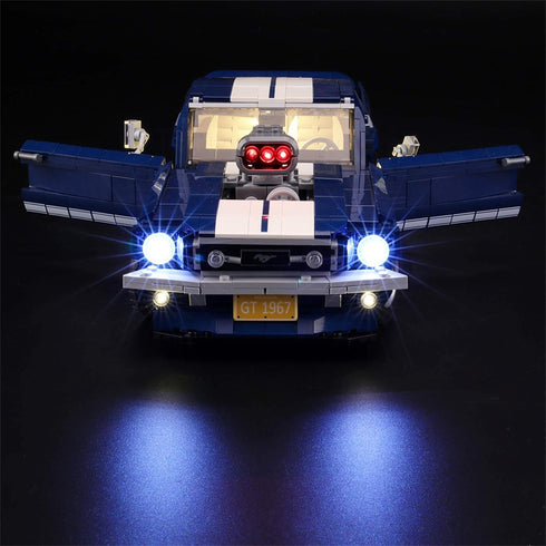 LIGHTAILING Light Set for Creator Expert Ford Mustang Building Blocks Model - LED Kit Compatible with Lego 10265