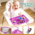 ZYATKSML 2 Pack 8 Baby Silicone Mat, Silicone Placemat for Infants to Toddlers, Baby Placemat for Restaurants & Dining
