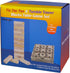 Glintoper Tic Tac Toe & Tumble Tower Blocks Game Set - Classic Wood Stacking & XOXO Strategy Game for Kids